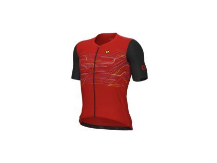 maglia ciclismo ale megabyte pr e rosso 2024