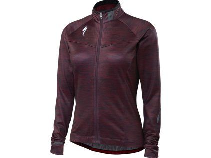 Specialized Women's Therminal™ Long Sleeve Jersey - Black Ruby