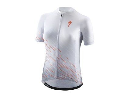 Specialized SL SS Women's Jersey White/Acid Lava (Velikost XS)