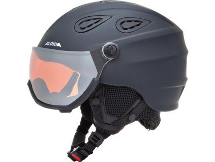 alpina helma lyzarska grap visor 2 0 hm black matt