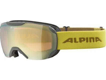 Lyžařské brýle Alpina Pheos S QHM - grey/curry