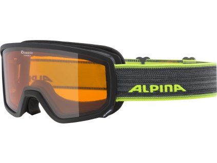 Lyžařské brýle Alpina Scarabeo S DH - black/neon