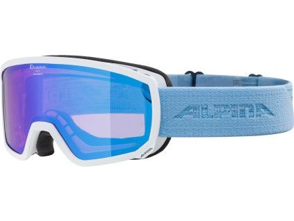 Lyžařské brýle Alpina Scarabeo S HM - white/skyblue