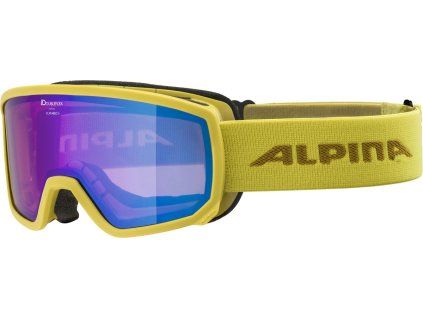 Lyžařské brýle Alpina Scarabeo S HM - curry