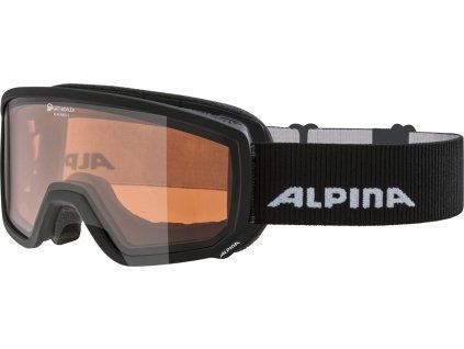 Lyžařské brýle Alpina Scarabeo S QH - black