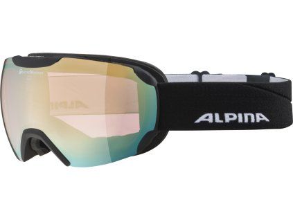 Lyžařské brýle Alpina Pheos QVM Q+VM - black matt