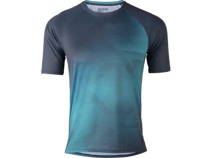 Specialized Enduro Air Short Sleeve Jersey Cast Blue / Aqua Refraction (Velikost S)