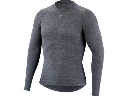 Specialized Merino LS Baselayer - Grey (Velikost S)