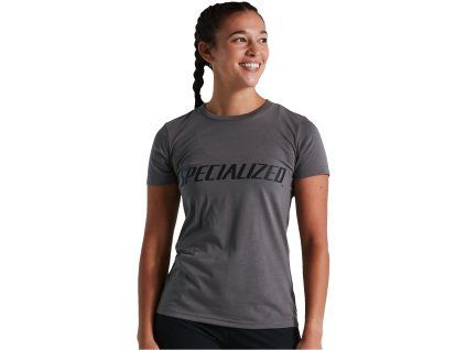 Specialized Women's Wordmark T-Shirt - Smoke