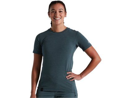 Specialized Women's Trail Short Sleeve Jersey - Cast Battleship