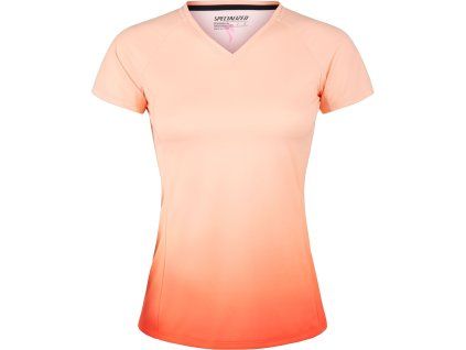 Specialized Andorra Air Short Sleeve Jersey - Ice Lava / Acid Lava Fade