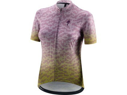 Specialized RBX Comp Terrain SS Women's Jersey - Hyper Green/Dusty Lilac
