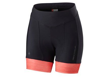 Specialized Women's RBX Comp Shorty Shorts - Black/Coral