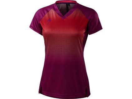 Specialized Andorra Short Sleeve Jersey - Berry