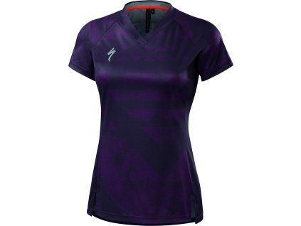 Specialized Andorra Short Sleeve Jersey - Deep Indigo/Primal Geo