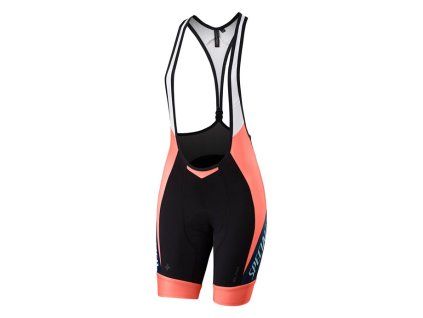 Specialized Women's SL Pro Bib Shorts - Team Neon Coral/Navy