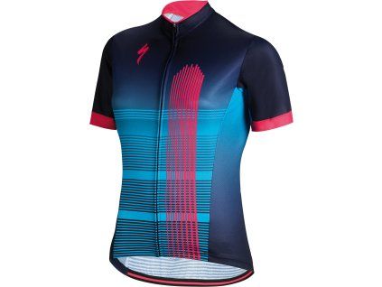 Specialized RBX Comp SS Women's jersey - Blue/Neon Blue/Acid Red