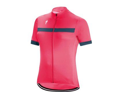Specialized RBX Sport SS Women's Jersey - Acid Red/Dust Blue