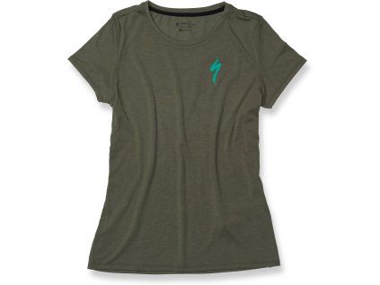 Specialized Women'S Drirelease® T-Shirt - Oak Green/Acid Mint