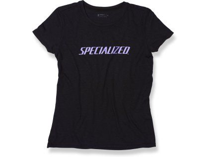 Specialized Women's Standard T-Shirt - Black/Powder Indigo