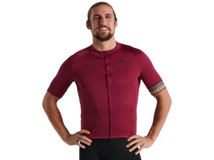Specialized RBX Sport Logo SS Jersey - Ruby Wine
