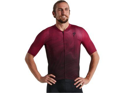 Specialized SL SS Jersey - Ruby Wine