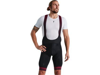 Specialized SL Bib Short - Black/Ruby Wine