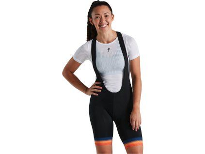 Specialized RBX Comp Women's Bib Short - Orange Sunset/Dark Blue