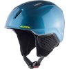 Dětská lyžařská helma Alpina Carat LX - blue/neon yellow