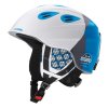 Dětská lyžařská helma Alpina Grap 2.0 Junior - white/silver/blue matt
